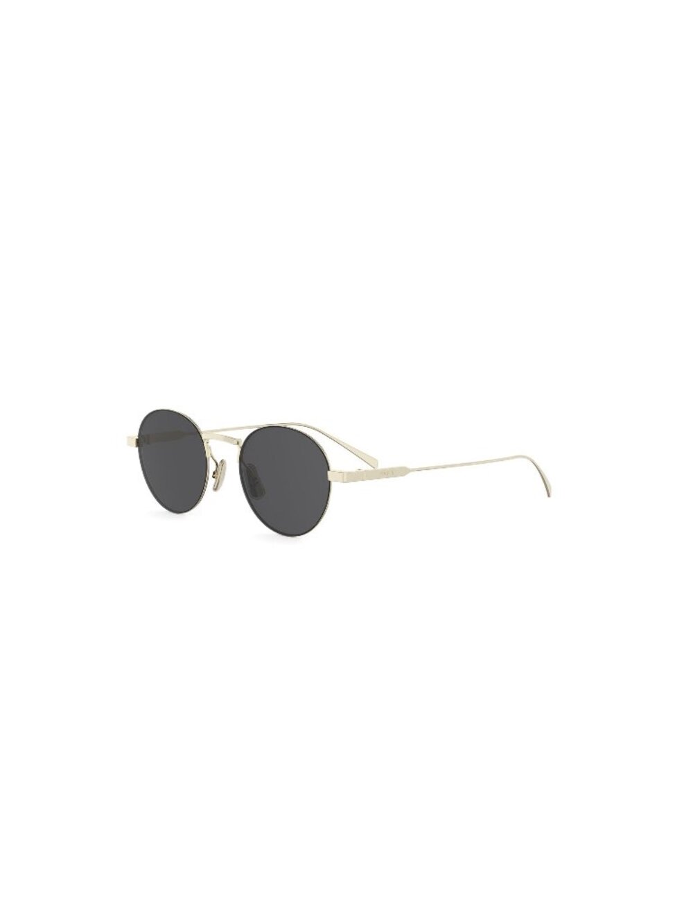 New CELINE Women's Sunglasses Metal Frame CL40346U 32A 49 Gold Round